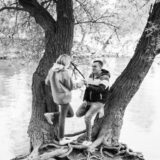 2024-04-17-Sesja-Narzeczeńska-PIKNIK-Narzeczeni-Daria&Jan-Silberpappel-Neckarau-Braut-Verlobte-Bride-Fotograf-Mannheim-Magdalena-Wyrebek-Nikon-B&W-33