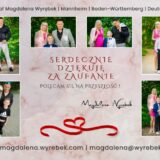 Podziękowanie dla A, R, P - Kartka zdjęcie DZIĘKUJĘ - POLSKI FOTOGRAF - MANNHEIM - Magdalena Wyrębek - SESJA KOMUNIJNA Herzogenriedpark